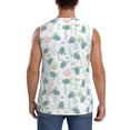 thumbnail image 4 of Balery Sea Turtle Camisetas sin mangas para hombre, absorbe la humedad y protege contra el mal olor.-3X-Large, 4 of 7