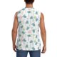 thumbnail image 4 of Fotbe Sea Turtle Men's Camiseta sin Mangas Estampada para Hombres, Playera Casual para Gimnasio, Entrenamiento, Playa-Small, 4 of 7