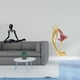 thumbnail image 2 of Estatua De Bailarina De Pensador Abstracto Creativo, Figura Decorativa única, Escultura Artística De Resina Para Dormitorio, Oficina, Escritorio, Inauguración De La Casa, Regalo Para Amigos,, 2 of 8