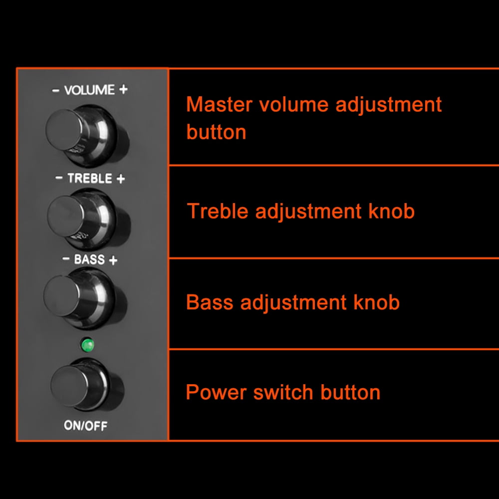 Mini USB 2.1 Wired Combination Speaker Bass Music Subwoofer for Desktop Laptop Notebook Tablet PC Smart Phone