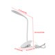 thumbnail image 4 of Luz de noche LED 360 ° Lámpara de escritorio con clip flexible 6000K 1.5W Luz de lectura antideslizante para mesita de noche sidaley HA007042-00B, 4 of 6