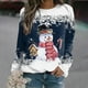 thumbnail image 2 of Sudaderas con capucha navideñas con estampado 3D de muñeco de nieve para mujer, Y2k Sudadera con capucha de manga larga, jerséis de gran tamaño, Tops, ropa para mujer, 2 of 5