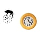 thumbnail image 5 of Reloj de pared,Reloj de pared de gato para sala de estar,dormitorio decorativo.,Reloj colgante de pared para cocina y baño moderno,Reloj de pared,Reloj de pared redondo moderno y silencioso, 5 of 8