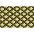 thumbnail image 1 of Loloi Venice Beach 3'6" x 5'6" Hand Hooked Rug in Green Trellis, 1 of 2