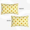 thumbnail image 2 of Lsque Ducky Cartoon Pattern Pillow Case – Soft & Cozy Throw Pillow Cover, Hypoallergenic Cushion Case for Sleeping Women with Envelope Closure-20"x30", 2 of 6