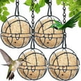 thumbnail image 4 of Btomtd Bird Feeders For Outdoors,Bird Feeder,Bird Feeding Station With Thick Ball Bracket 1 Bird Feeder Package With S-shaped Hook Suspended Metal Bird Feeder, 4 of 4