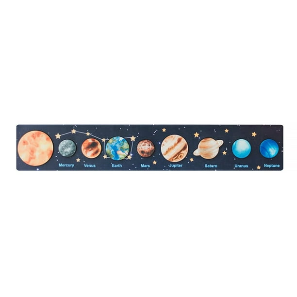 Ounissouiy Juguete educativo Juguetes interactivos de Preescolar Planetas Tablero Entrenamiento Aprendizaje Ciencia Educación Juguete Juguetes Educativos Azul oscuro