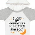 thumbnail image 4 of Inktastic I Love My Godfather to the Moon and Back Boys or Girls Baby Bodysuit, 4 of 5