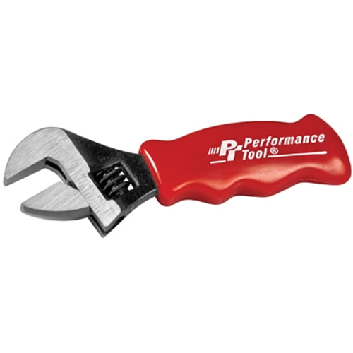 Performance Tool W9108 6" Stubby Adjustable Wrench by