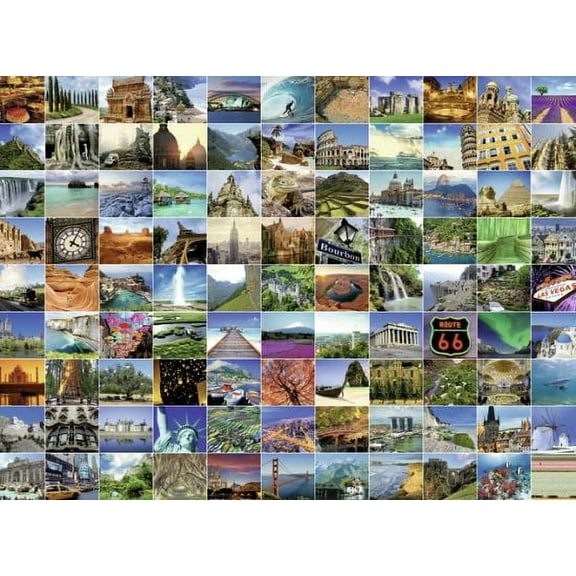 99 Beautiful Places 500 Piece Puzzle