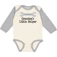 thumbnail image 3 of Inktastic Grandpa's Little Helper Boys or Girls Long Sleeve Baby Bodysuit, 3 of 5