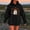 Black1, variant on Halloween Hoodie For Women,Oversized Loose Crewneck Sweatshirts, Long Sleeve Pullover Tops with Cute Pumpkin Ghost
