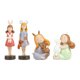thumbnail image 3 of Estatuas de niña, modelo de regalo, figuras decorativas de niña, adorno de escritorio para encimera 4 piezas, 3 of 9