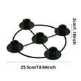thumbnail image 3 of Advent Wreath Candle Holder Round Advent Candle Holders For 5 Candles Advent And Decorations Gold Metal Ring Candles Stand For Home Pillar Stands Candle Holder Table Candle Table Candle Holder Modern, 3 of 5