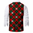 thumbnail image 2 of MuXiKeJi Clothes Christmas Suit Vest for Mens,Fashion Festival Outerwear Vests,Holiday Graphic Sweater Vest Adult Winter Warm Clothes, 2 of 4