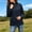 Black, variant on Women Stand Collar Full Zip Lightweight Jacket Casual Windproof Softshell Coat with Pockets, Thin Outdoor Hiking Travel Windbreaker for Fall Blue