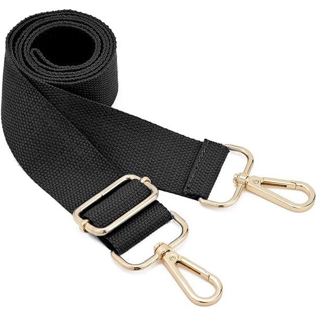 Bolso de hombro ancho con correa de repuesto, cinturón ajustable, bolso de lona, bolso cruzado