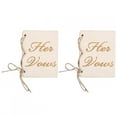 thumbnail image 2 of Wedding Guest Book, Wedding Vow Book Keepsakes,2pcs Wedding Ceremony Party Vow Booklets Oath Book Props Decoration Accessory, 2 of 8