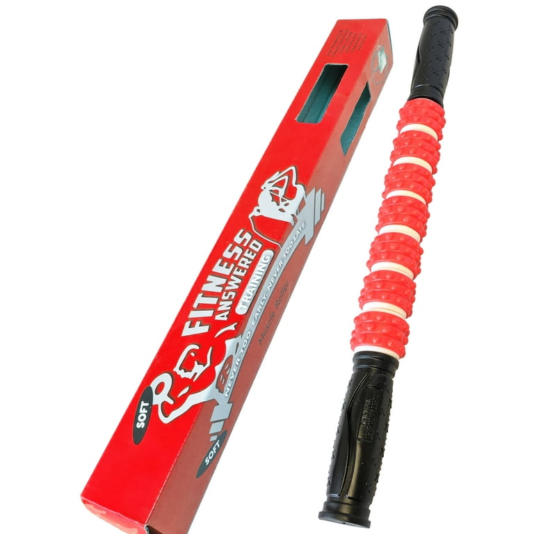 The Muscle Stick Elite Soft Massage Roller Red