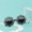Dark Green, variant on Flower Sunglasses Cute Colorful Flower Glasses for Boys Girls Children
