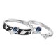 thumbnail image 3 of 2 anillos de pareja de astronautas con apertura ajustable, anillos de promesa a juego para niños y niñas., 3 of 12
