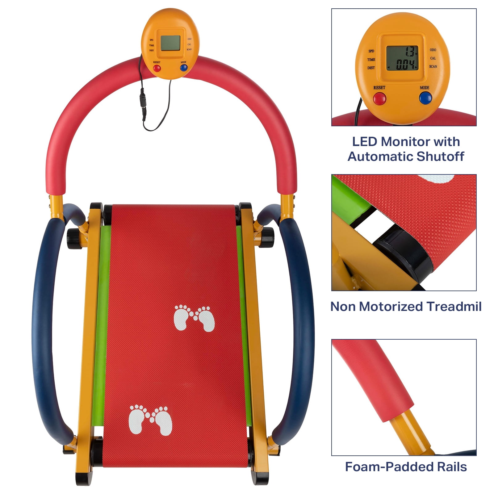 Kids Treadmill Workout Equipment - Indoor Toddler Gym, Toddler Treadmills for Home(Small)