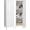 White,50"H, variant on BarefHaven Black Metal Locker Cabinet, 59.1" Lockable Storage Locker for Employees with Adjustable Shelves, Locking File Cabinet Door for Office, School, Gym, Garage