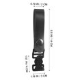 thumbnail image 2 of LOLIPPYY Gants de Pompier Clip Noir Structure Simple pour Hommes et Femmes Usage Quotidien 1Pcs, 2 of 8