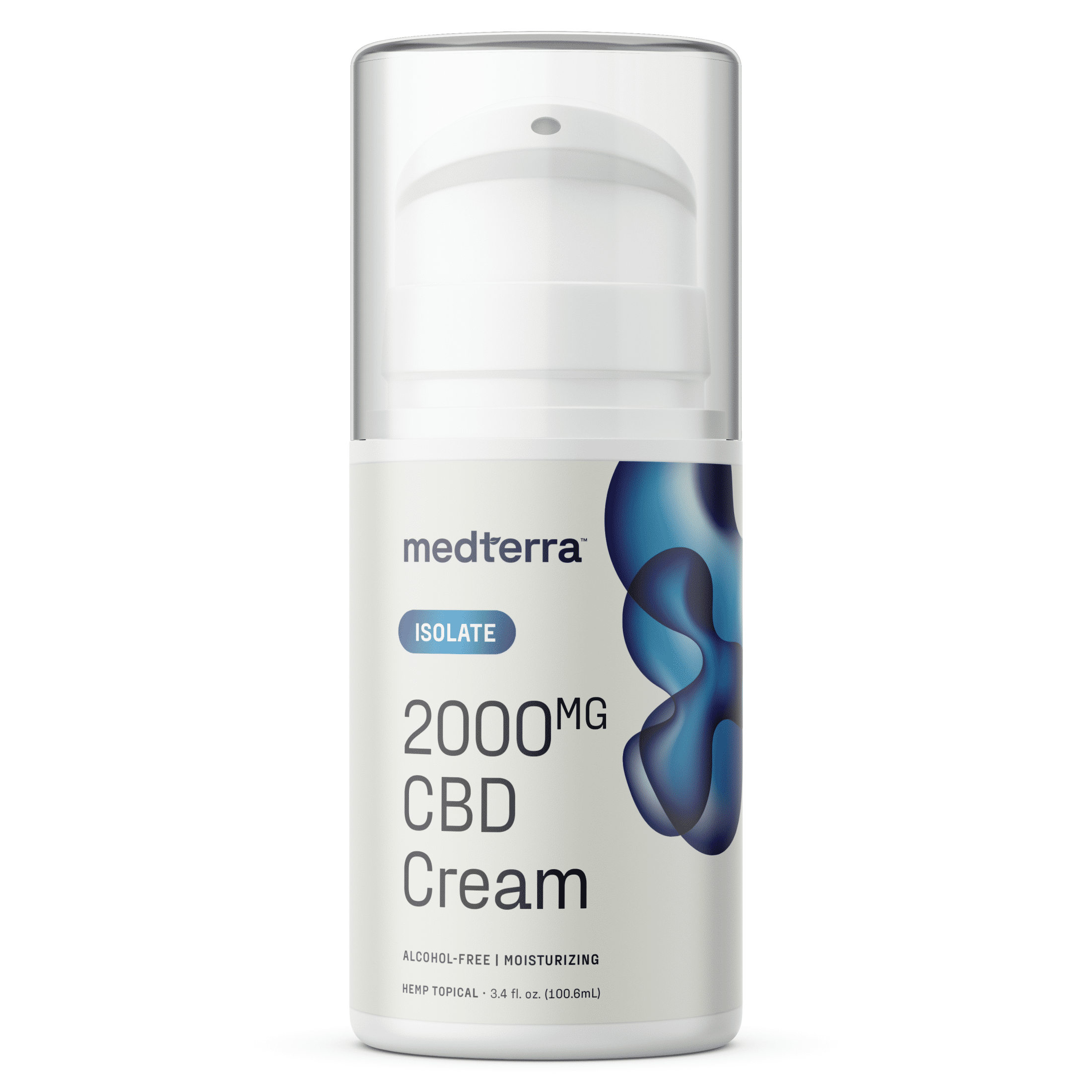 Medterra Relief Rub: 2000mg CBD Isolate Muscle Reliever Cream, 3.4