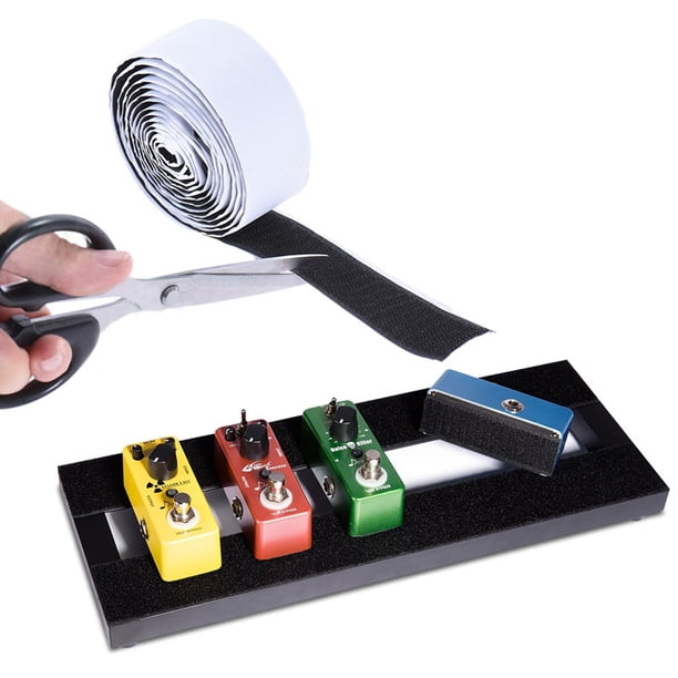 Cinta De Pedalera De Guitarra Cinta adhesiva para pedalera de guitarra 5 cm x 2 m Sujetador de cinta de montaje para placa de pedal (gancho)