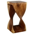 thumbnail image 4 of Strata Furniture 23x12" Traditional Wood Twist Stool/End Table in Walnut, 4 of 7