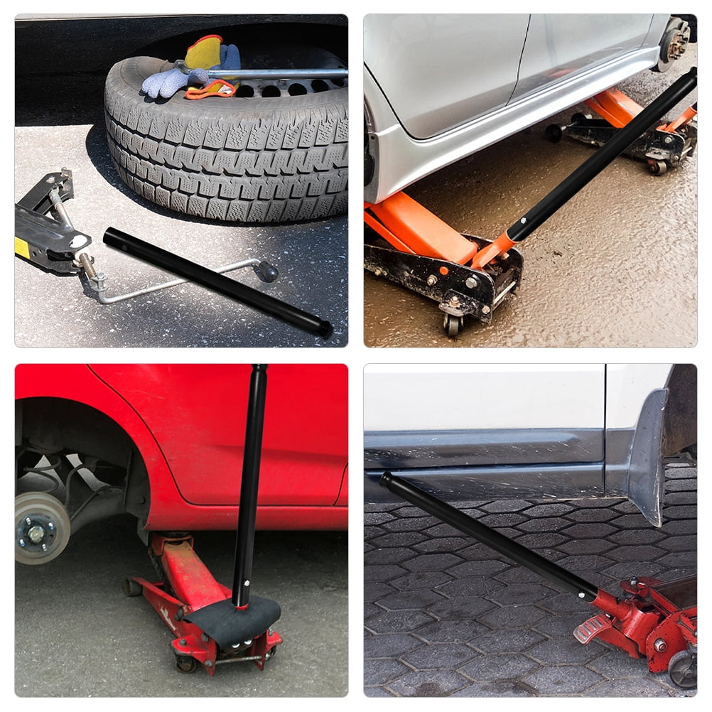 2 Pcs Axle Stands Jack Bar Toolkit Addition Handle Comfortable