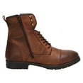 thumbnail image 5 of LIBERTYZENO Mens Genuine Cow Leather Winter Boots, Brown, 5 of 9