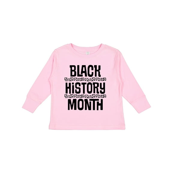 Inktastic Black History Month Boys or Girls Long Sleeve Toddler T-Shirt