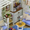 thumbnail image 4 of Maison de Poupée Miniature 1/24 avec Meubles de Salon Simulation Chat Cadeau pour, 4 of 6