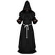 thumbnail image 2 of Adult Monk Hooded Robe Cloak Cape Friar Medieval Priest Costume, 2 of 3