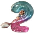 thumbnail image 3 of Number Balloon 40 Inch for Birthday Decorations, Large Foil Balloon Numbers, Mylar Giant Birthday Balloon for Boy Girls Women Men, 3 of 17