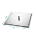 thumbnail image 7 of Logmey 12"Rainfall Shower Head Square 360°Rotatable Stainless Steel Brushed for Bathroom, 7 of 7