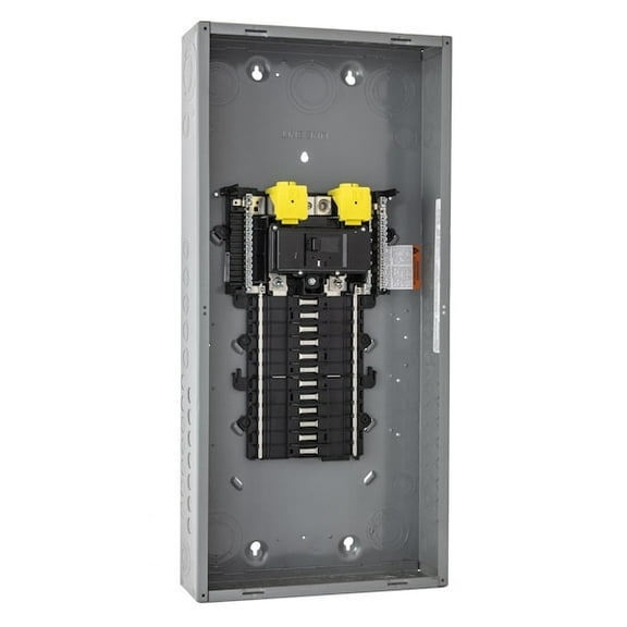 Load Center, QO, 32 Spaces, 125A, 120/240V AC, Main Circuit Breaker, 1 Phase