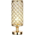 thumbnail image 7 of Crystal Vintage Gold Table Lamp with Clear Crystal Beads and Metal Base, 7 of 7