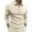Beige, variant on IROINNID Shirts for Men Long Sleeve Shirts Turn-Down Collar Zip Up Pullover Tops Slim Fit Basic T-Shirt,Beige