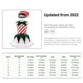 thumbnail image 7 of Miutii Kids Girls Christmas Elf Sleeveless Striped Dance Dress Tulle Tutu Skirt with Santa Hat Xmas Dress Up Green 10, 7 of 7