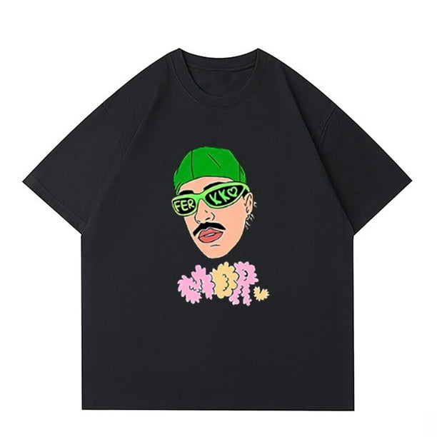 Feid Ferxxo Camiseta de Nitro Jam Tour para hombre y mujer camisa de rapero de los 90 100 algodon de manga corta de gran tamano Unisex XS 3XL Walmart en linea