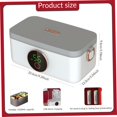 thumbnail image 4 of Self Heating Lunch Box, 1L Portable Cordless Electric Lunch Box, Rechargeable Battery Powered Lunch Box, Heated Lunch Box for Office, Car, Travel, Camping and Outdoor Use,Heating Lunch Box, 4 of 5