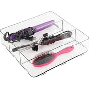 iDesign Clarity 3 in. H x 12 in. W x 12 in. D Plastic Drawer Organizer