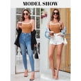 thumbnail image 6 of Alove Padded Tank Tops Camisoles Women Solid Conservative Vest with Built-in Bra Adjustable Strap Cotton Cami Shirts, 6 of 8