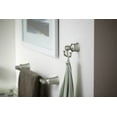 thumbnail image 3 of Moen Dartmoor Brushed Nickel Double Robe Hook, 3 of 3