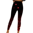 thumbnail image 2 of LEKWK Womens Yoga Pants Sequin Printed Sparkly Butt Lifting Leggings Stretchy High Waisted Pants Butter Soft Leggings Casual Workout Clothes Womens Joggers Activewear Sports Athletic Comfy Pants, 2 of 6
