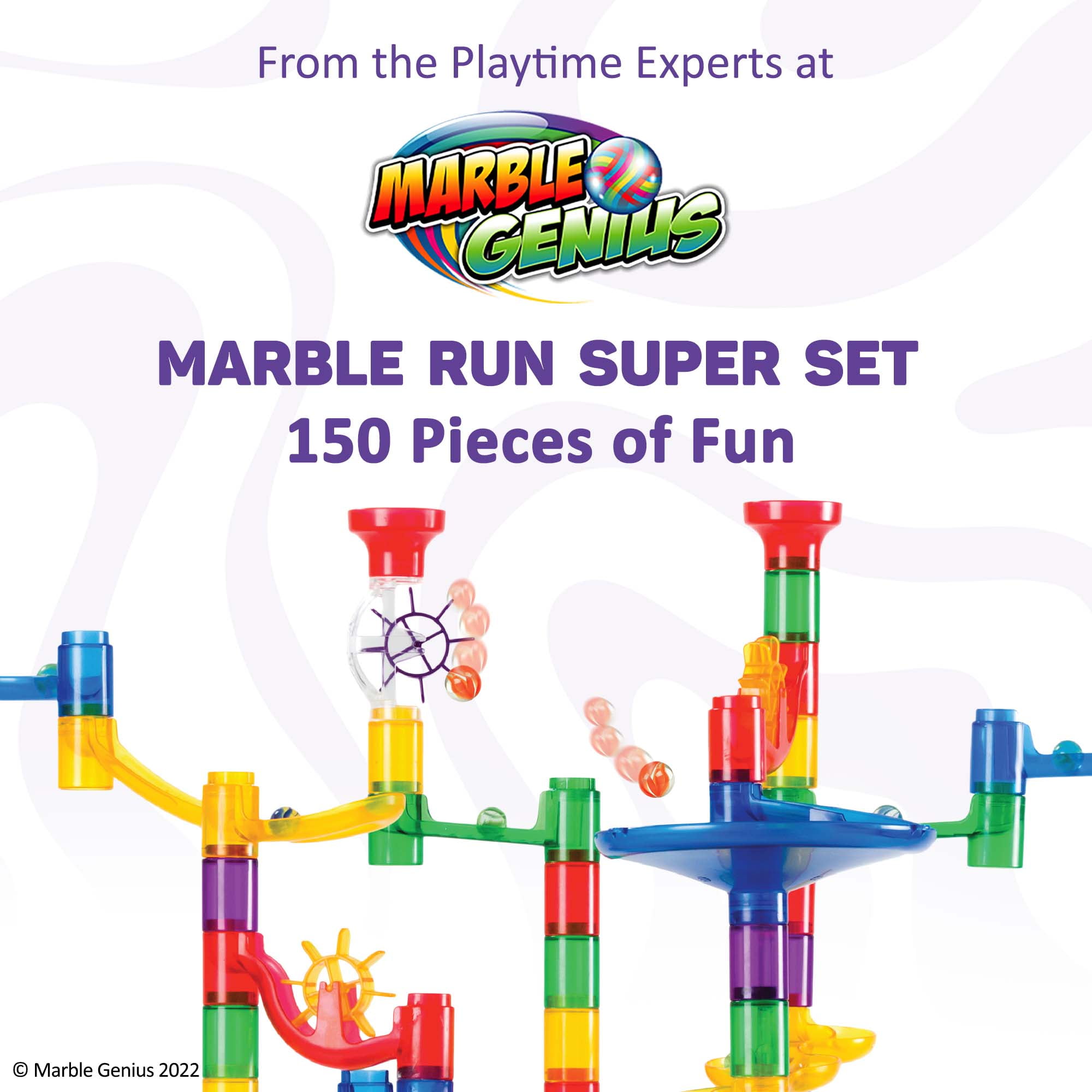 Marble Genius Marble Run Maze Track or Race Game for Adults