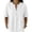 White, variant on Oksale Cotton Tshirt Women Casual Snap Button Up Summer Tops Cozy Lightweight Short Sleeve Vacation Clothes Navy S